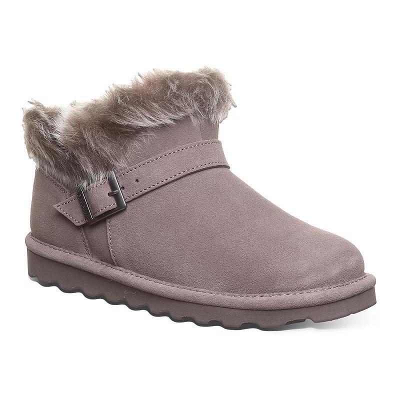 Bearpaw Jasmine Faux Fur Women's Short Boots, Size: 9, Black Ii Product Image