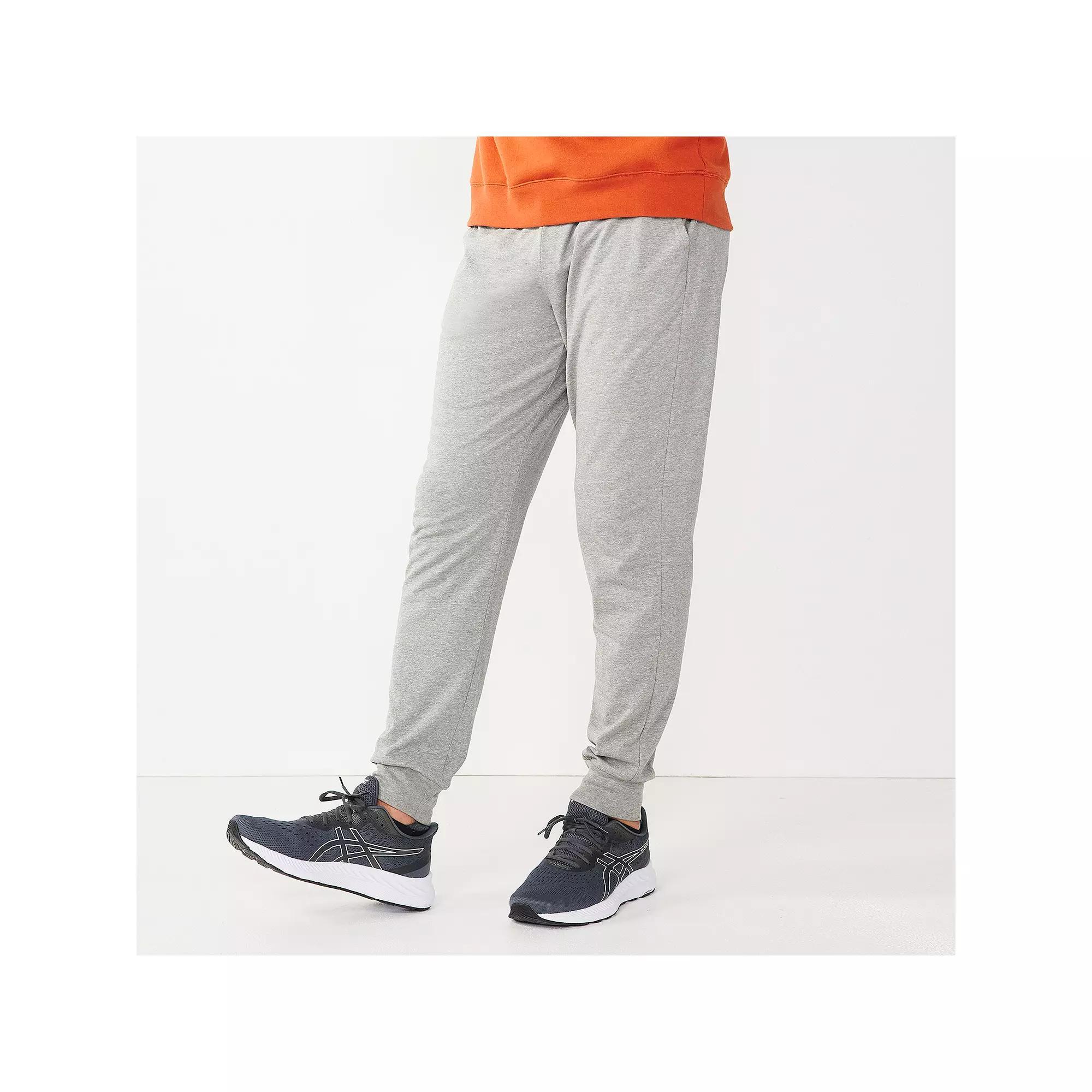 Men's Tek Gear® Lounge Joggers, Size: Large, Medium Gray Grey Product Image