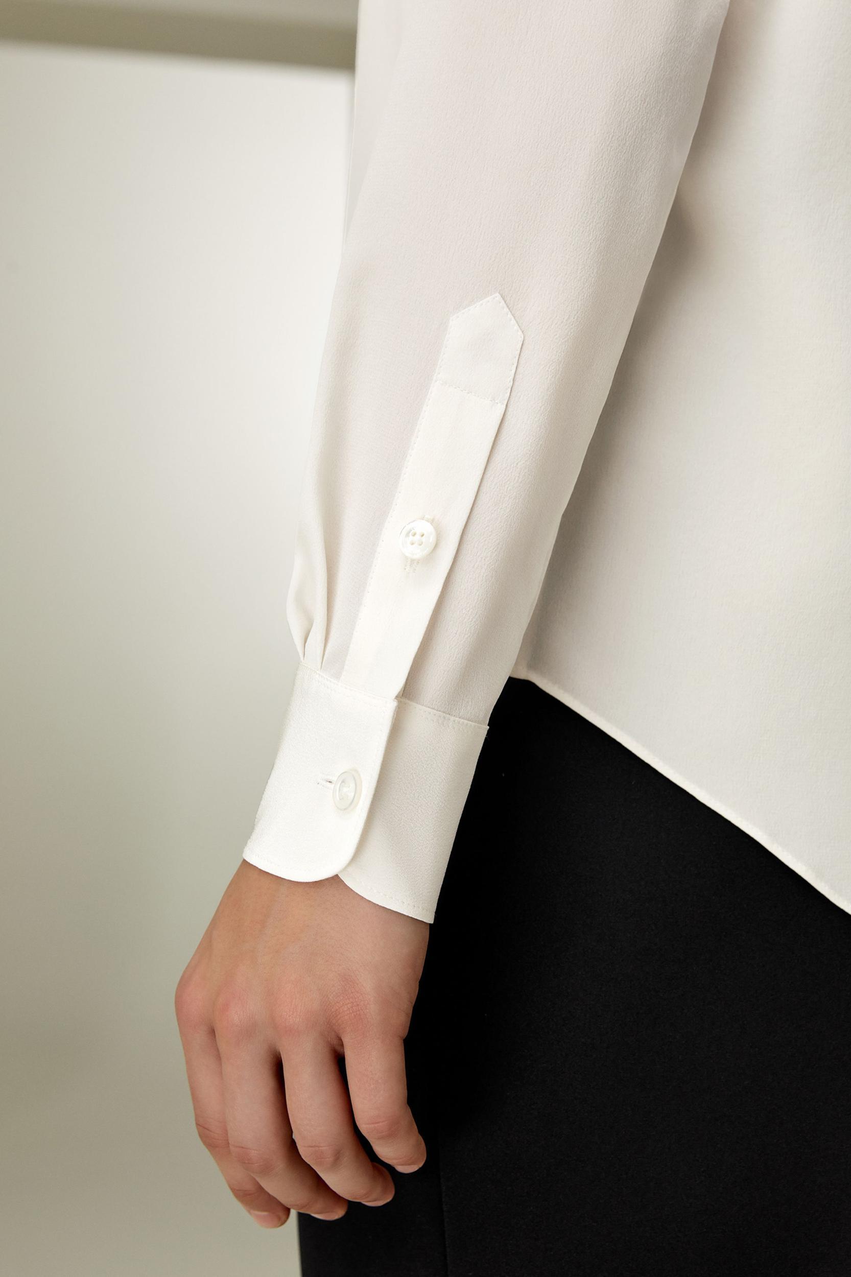 Silk Bowtie Blouse Product Image