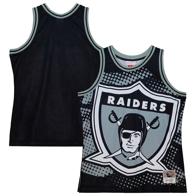Men's Mitchell & Ness Black Las Vegas Raiders Big Face 7.0 Fashion Tank Top, Size: Medium, Lvr Black Product Image