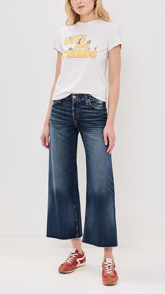 RE/DONE Mid Rise Wide Leg Crop Jeans | Shopbop Product Image