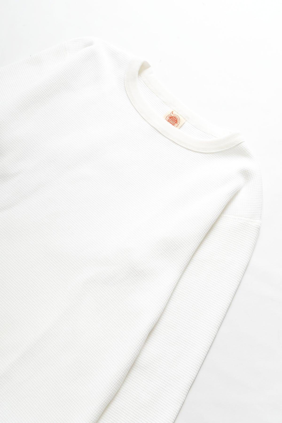 Non Stock MFG - Thermal Waffle Long Sleeve - White Product Image