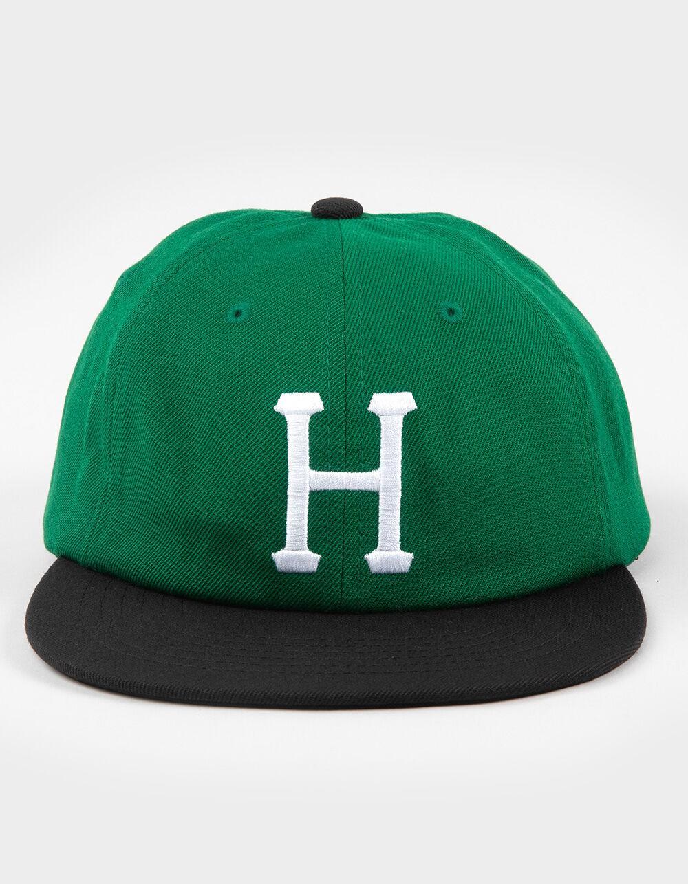 HUF Classic H 6 Panel Strapback Hat - GREEN Product Image