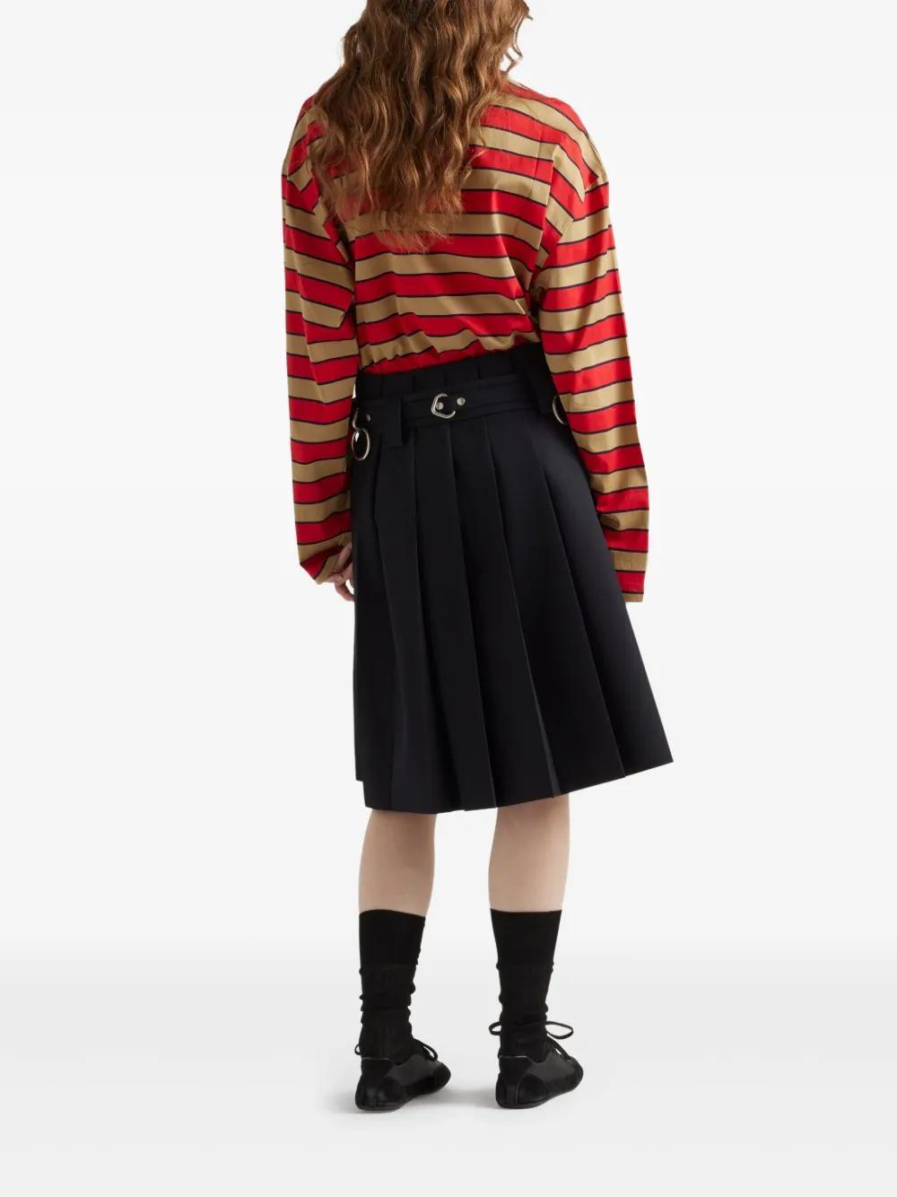 striped cotton T-shirt Product Image