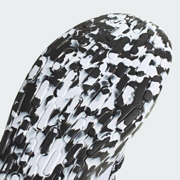 adidas Lite Racer Adapt 7.0 Men's Running Shoes, White Black Product Image