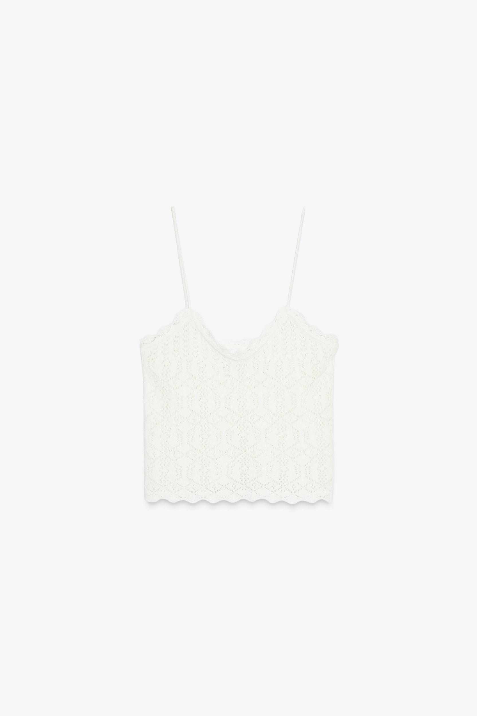 EYELET STRAPPY TOP Product Image