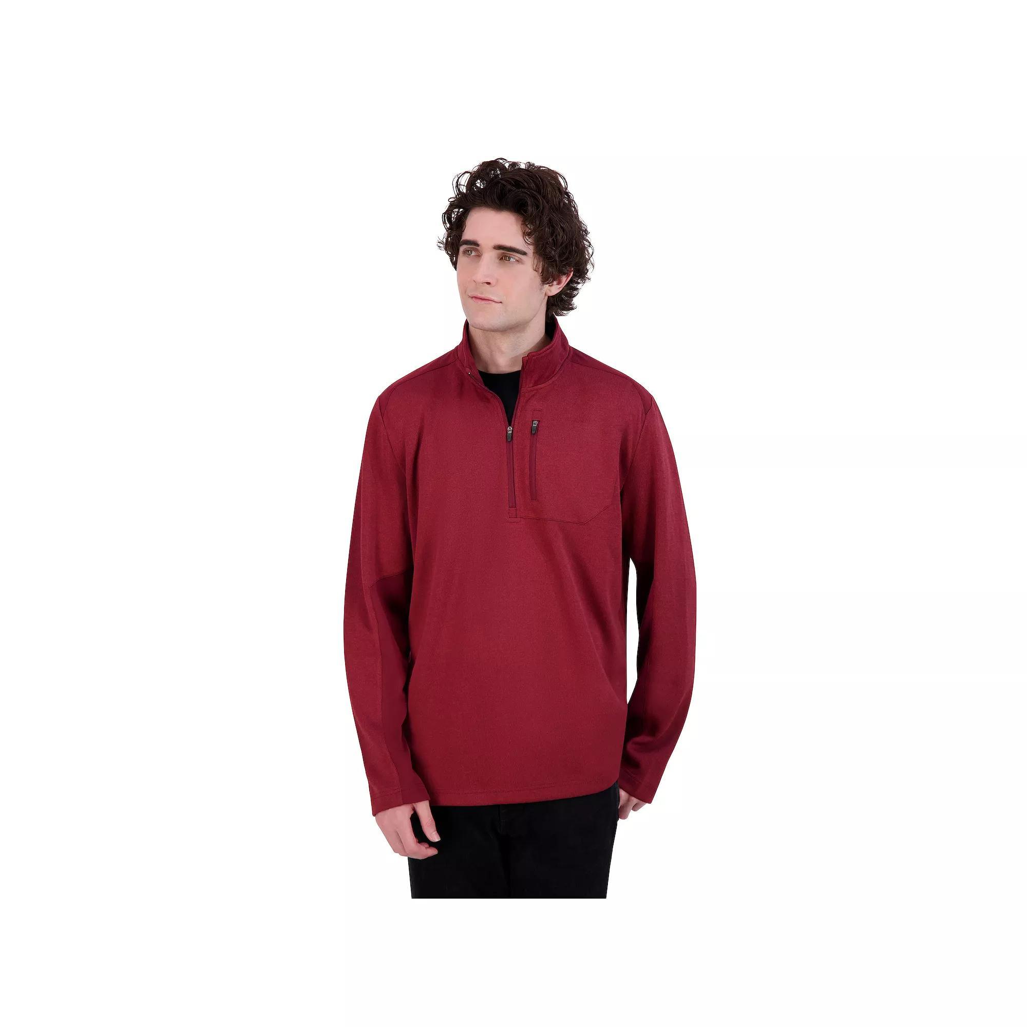 Men's Spyder 1/4-Zip Tech Knit Sweatshirt, Size: Small, Gray Product Image