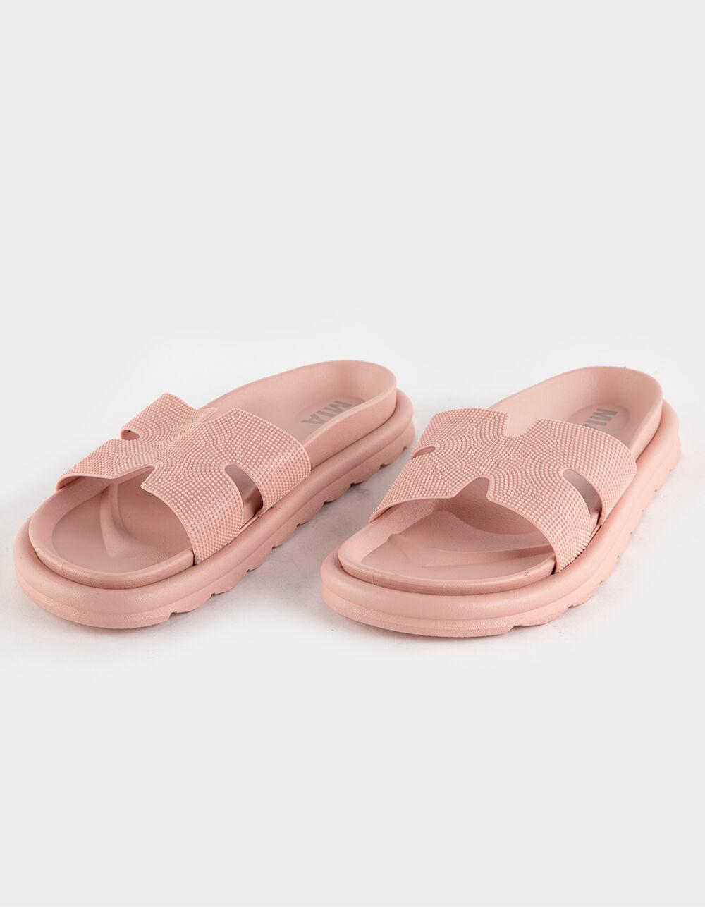 MIA Bertini Womens Slide Sandals - BONE Product Image