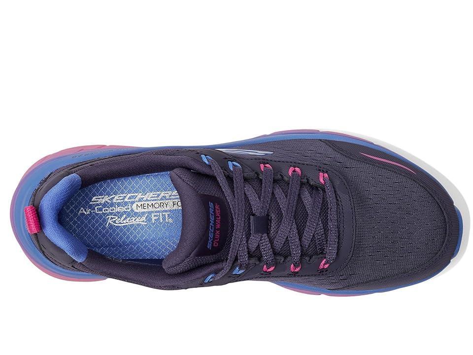SKECHERS D'Lux Walker 2.0 Neon Sites Multi) Women's Shoes Product Image