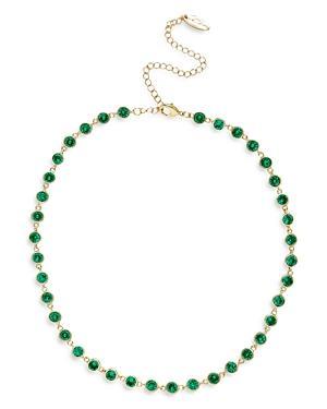 Ettika Bezel Choker Necklace in 18K Gold Plate, 12 Product Image