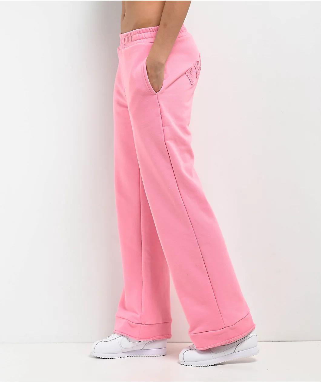 FB County French Terry Pink Sweatpants Product Image