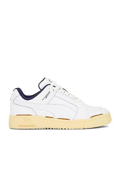 Puma Select Slipstream Lo The Neverworn Ii Sneaker in White  New Navy  & Light Straw - White. Size 8 (also in ). Product Image