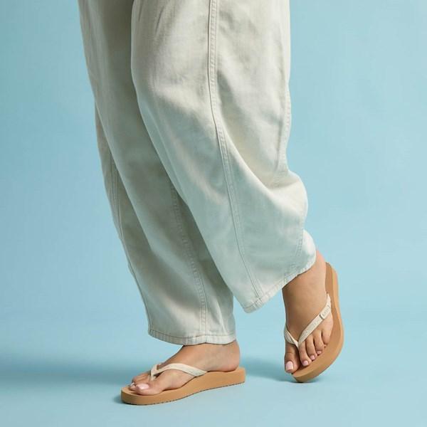 Womens Reef Ginger Slide Sandal Tan Product Image