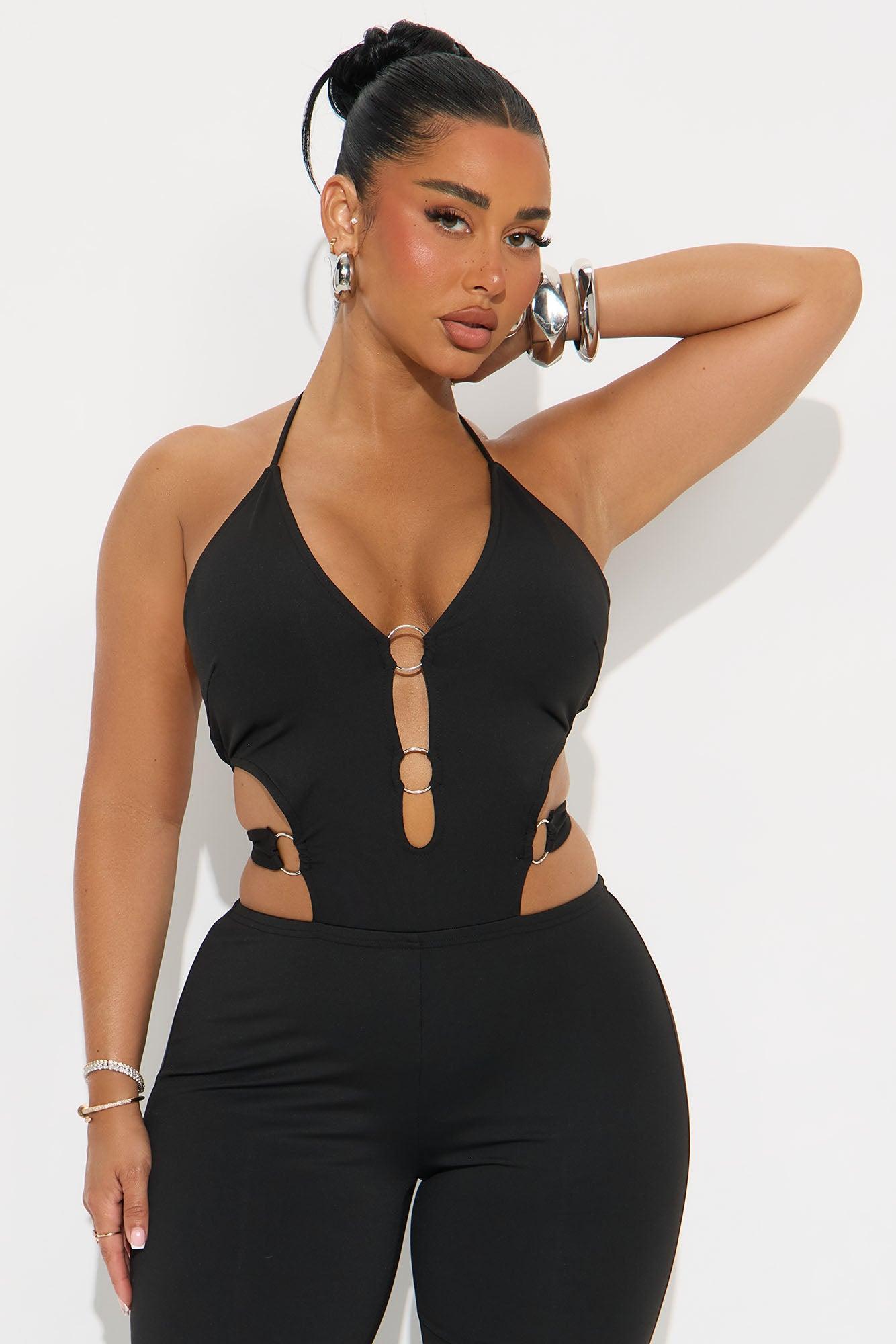 Self Expressions Jumpsuit - Black Product Image