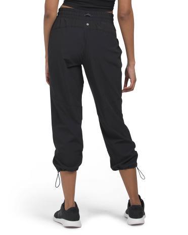 Journey Woven Capri Joggers for Women | Polyester/Spandex Product Image