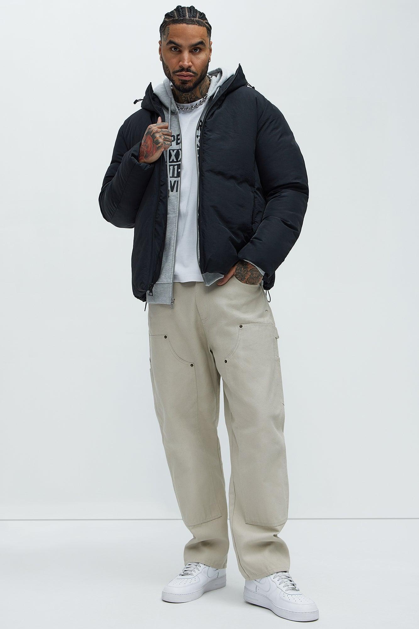 Jason Hooded Puffer Jacket - Black Product Image