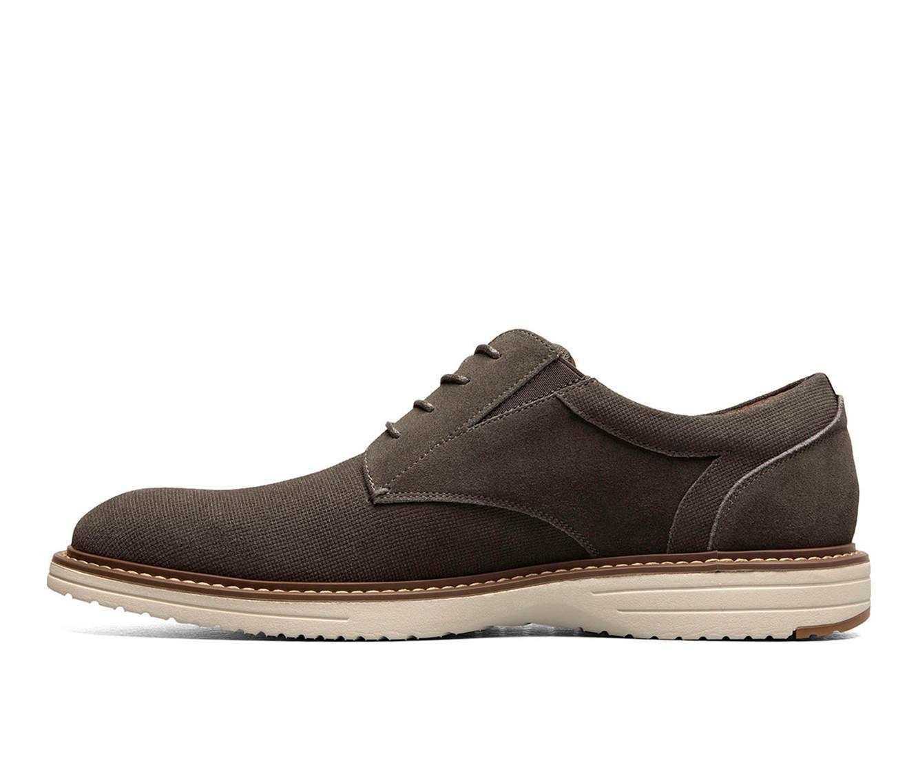 Men's Nunn Bush Griff Suede Plain Toe Oxford Oxfords Product Image