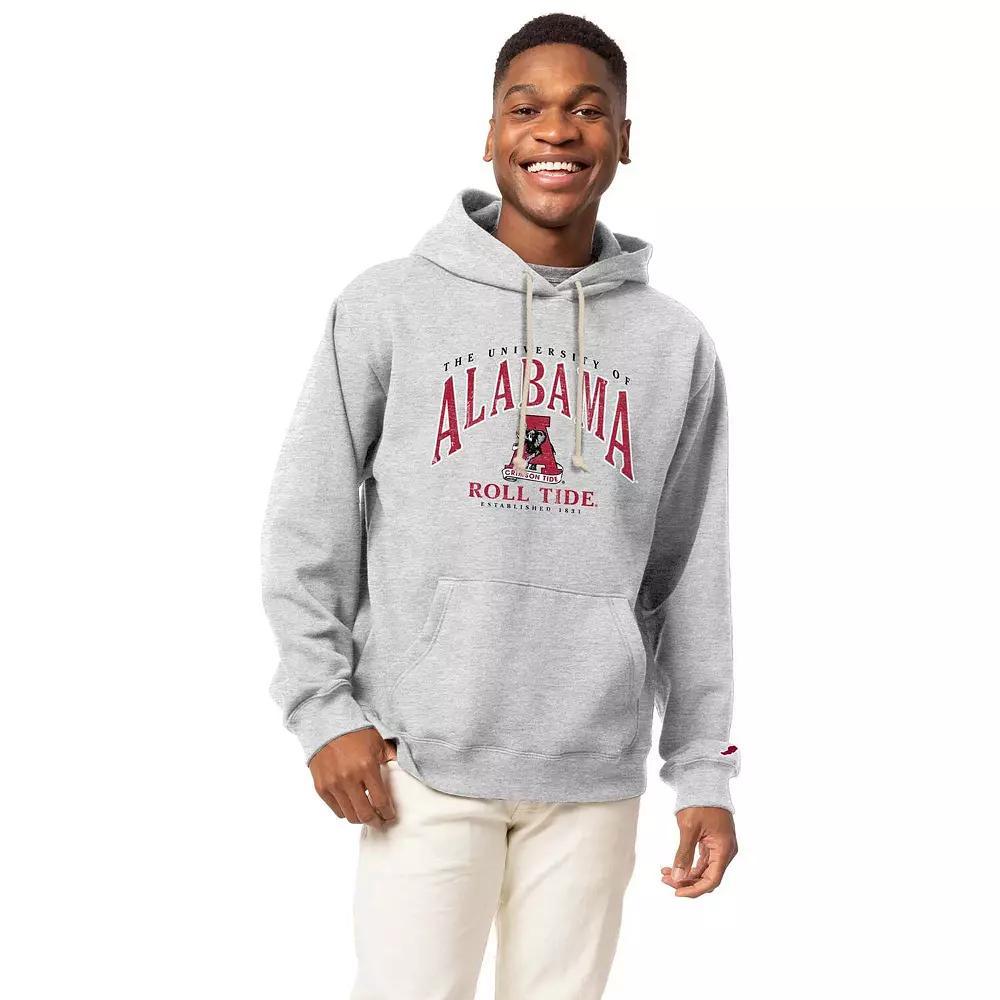 Men's Heather Gray Alabama Crimson Tide Tall Arch Essential Pullover Hoodie, Size: Large, Grey Product Image