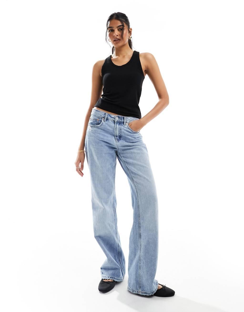 Pieces built in bra tank top in black Product Image