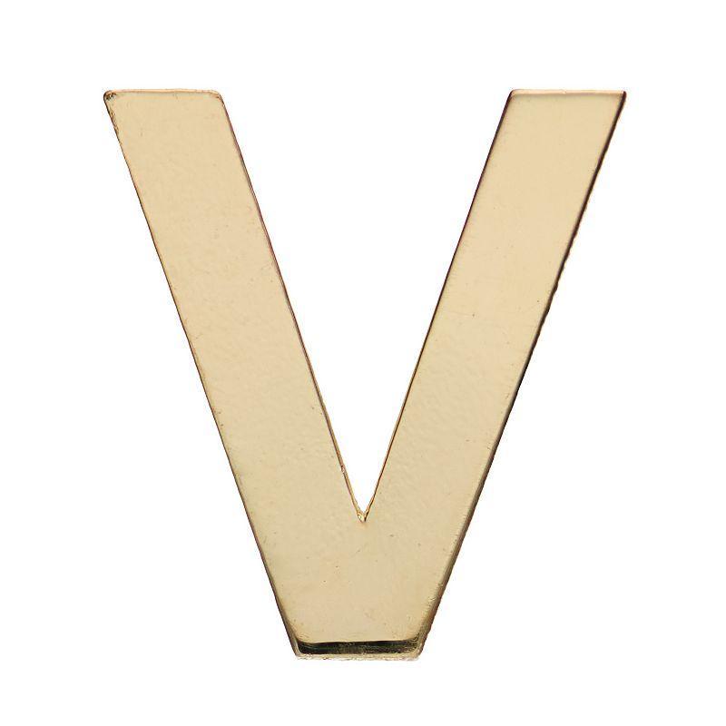 Au Naturale 14k Gold Initial Single Stud Earring, Women's Product Image