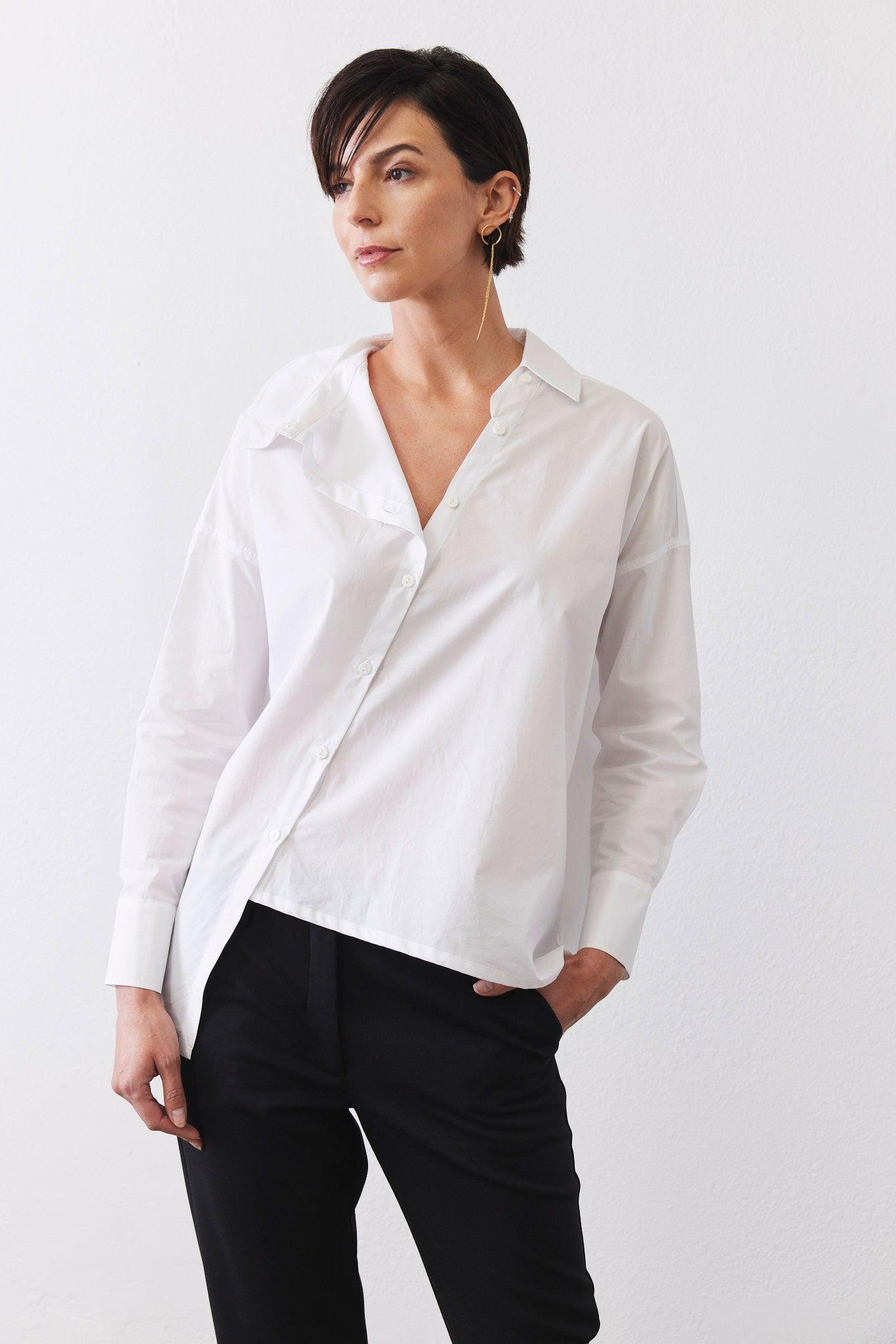Woke Up Like This Button Down Top Product Image