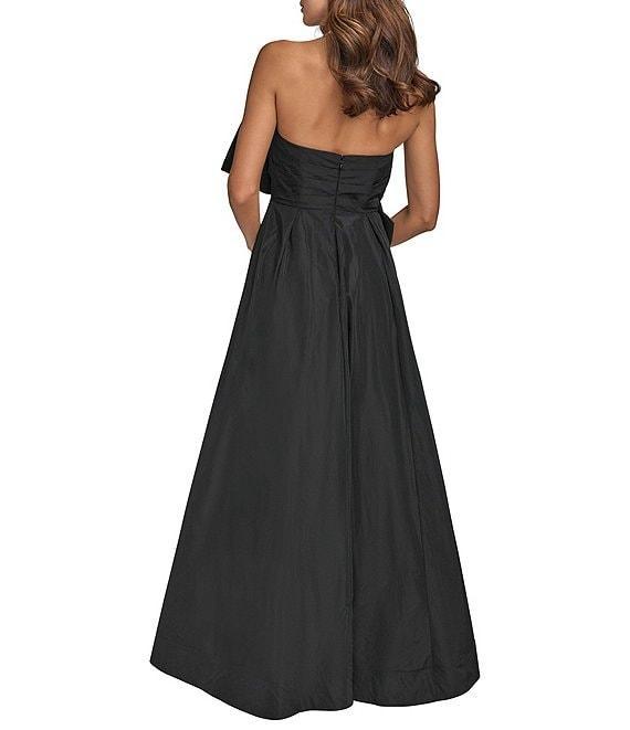 Donna Karan Taffeta Sweetheart Neck Strapless Ball Gown Product Image