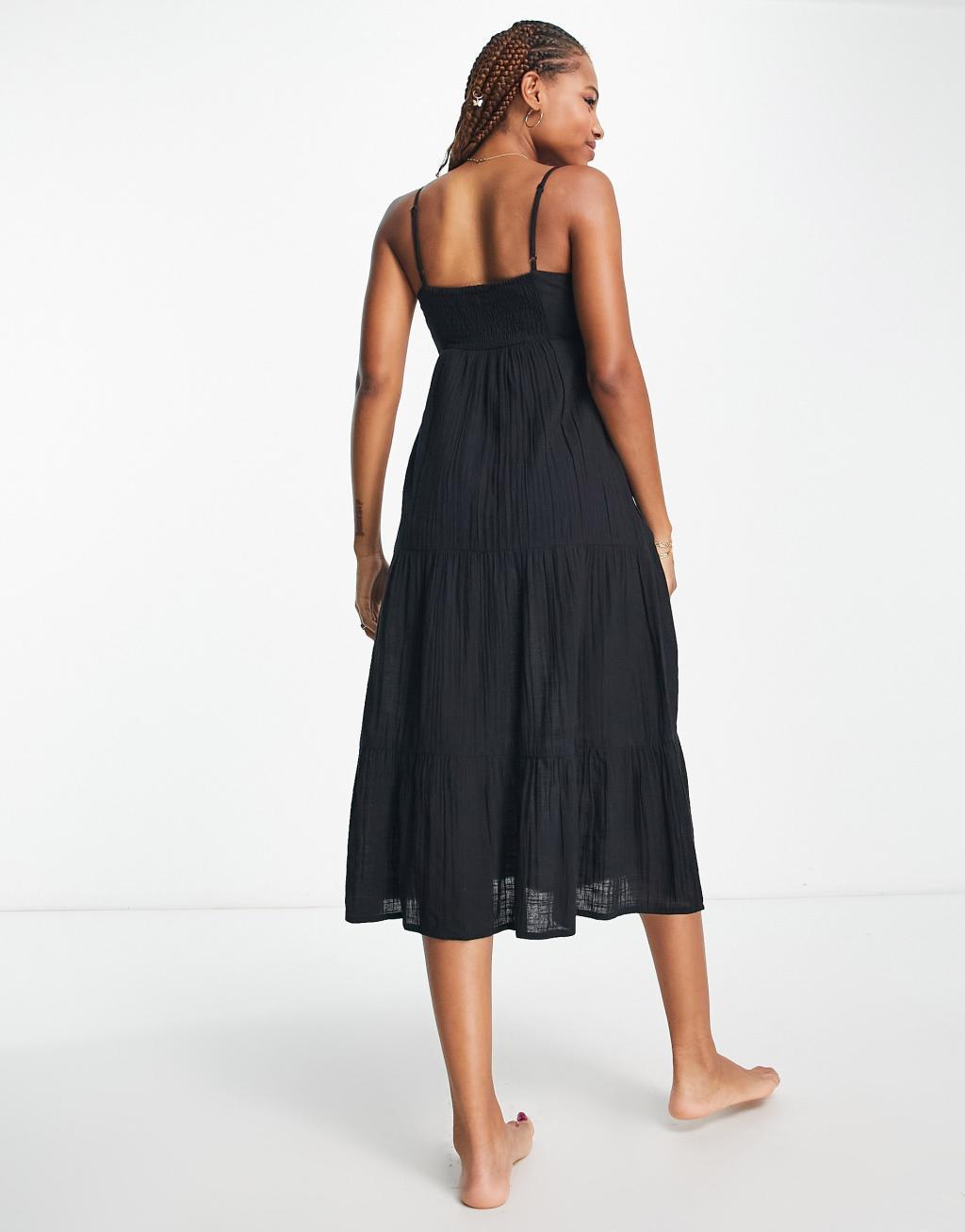 Iisla & Bird tiered maxi beach summer dress Product Image