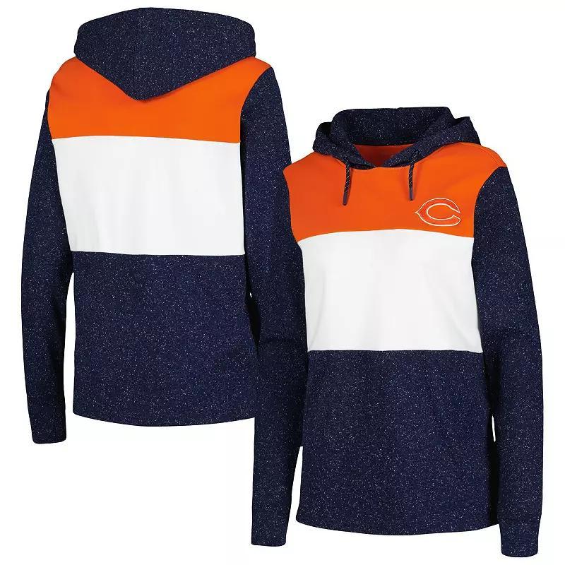 Women's Antigua Navy Chicago Bears Wicket Pullover Hoodie, Size: XL, Blue Product Image