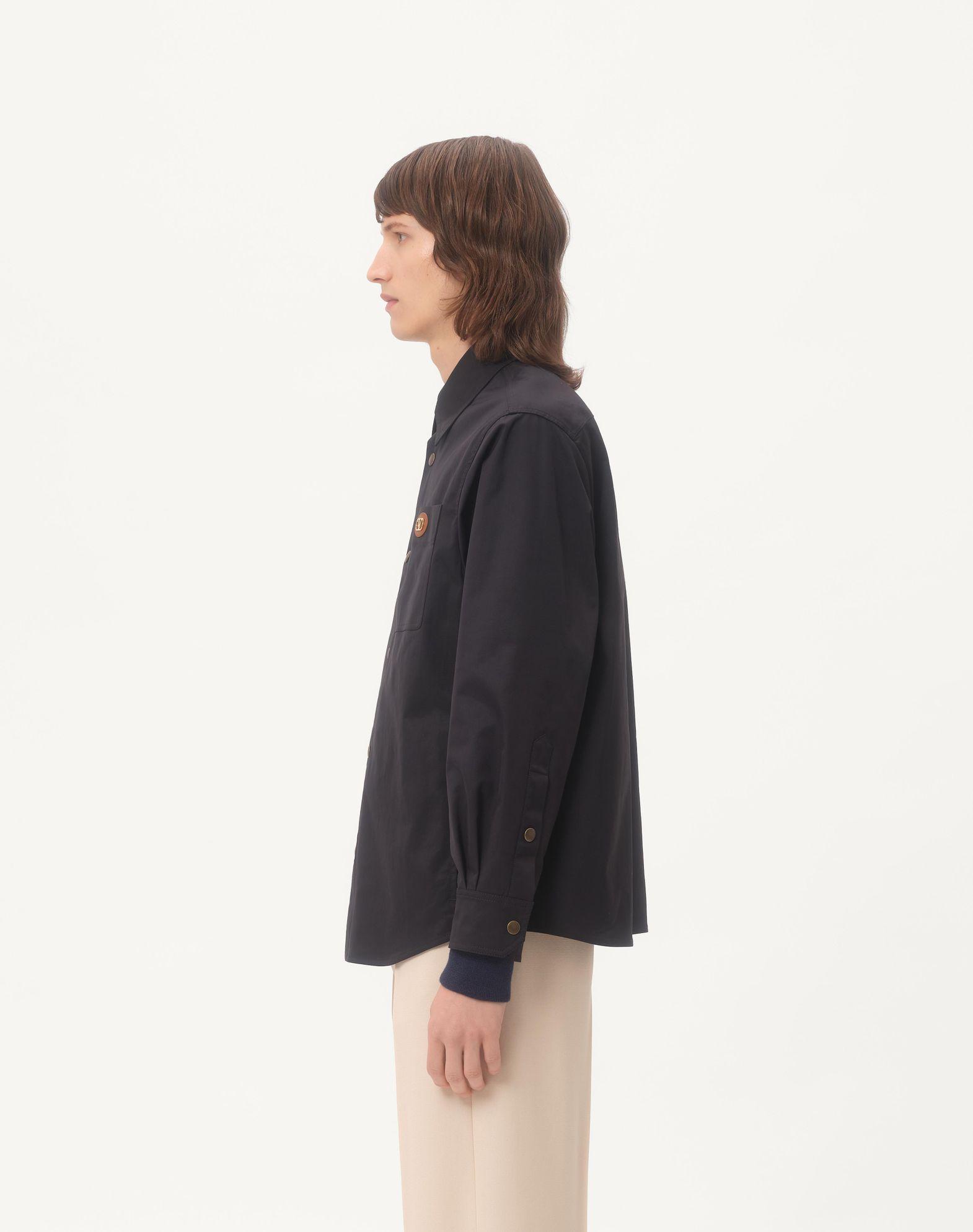 Nylon Shirt Jacket With Patch VLogo Product Image