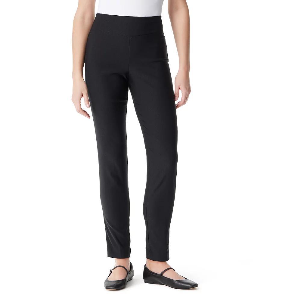 Petite Gloria Vanderbilt Slimming Pull-On Trousers, Womens Product Image