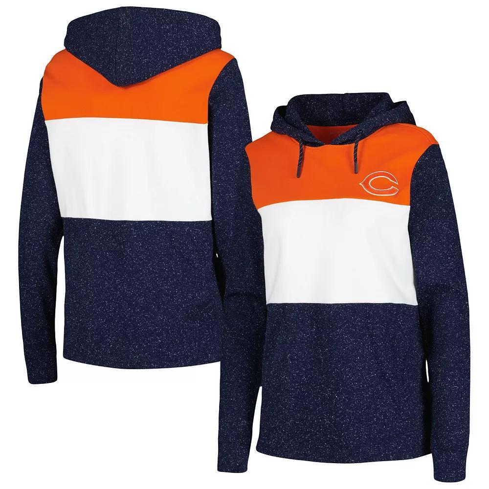 Women's Antigua Navy Chicago Bears Wicket Pullover Hoodie, Size: XL, Blue Product Image