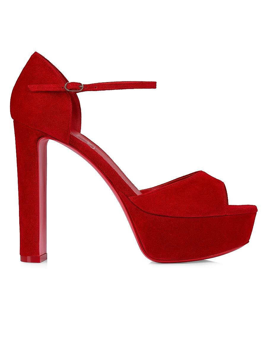 Womens Sandaloo 130MM Veau Velours Platform Sandals Product Image