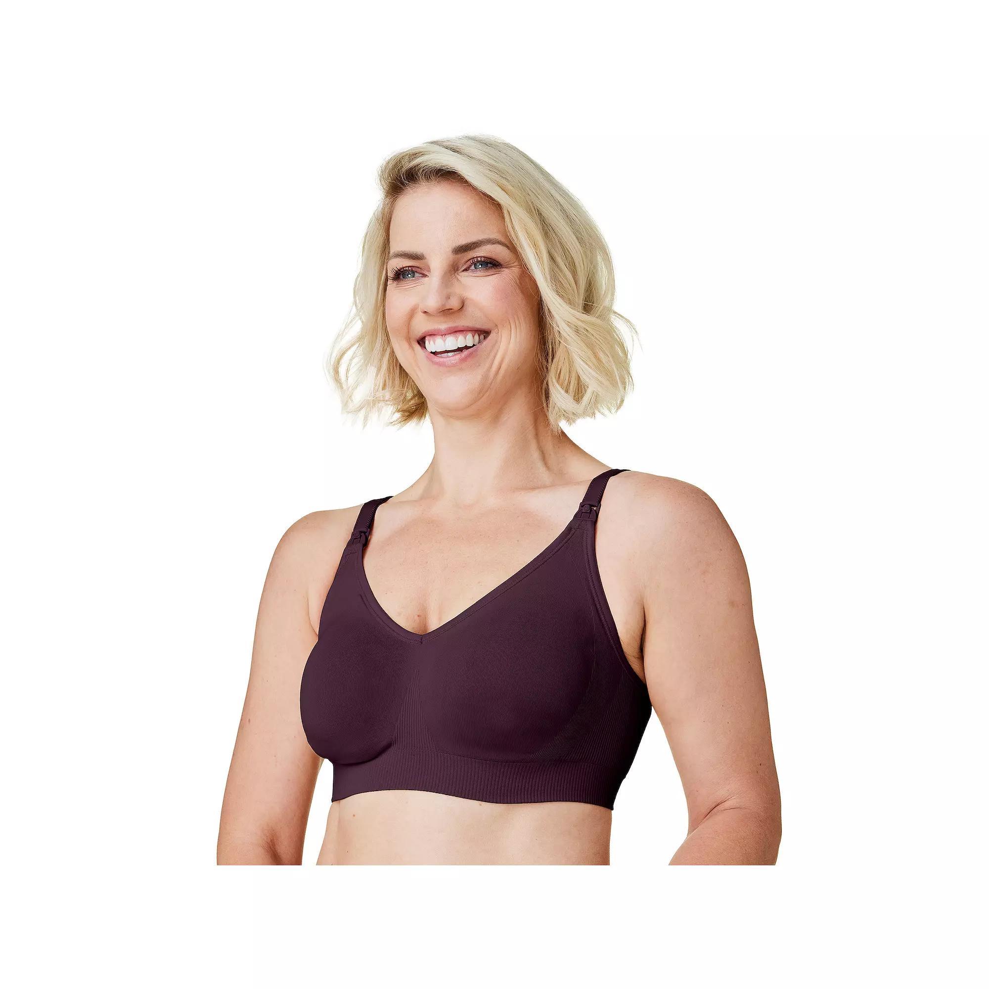 Bravado Designs Body Silk Seamless Nursing Bra 1401V, Women's, Size: Medium EC, Black Product Image