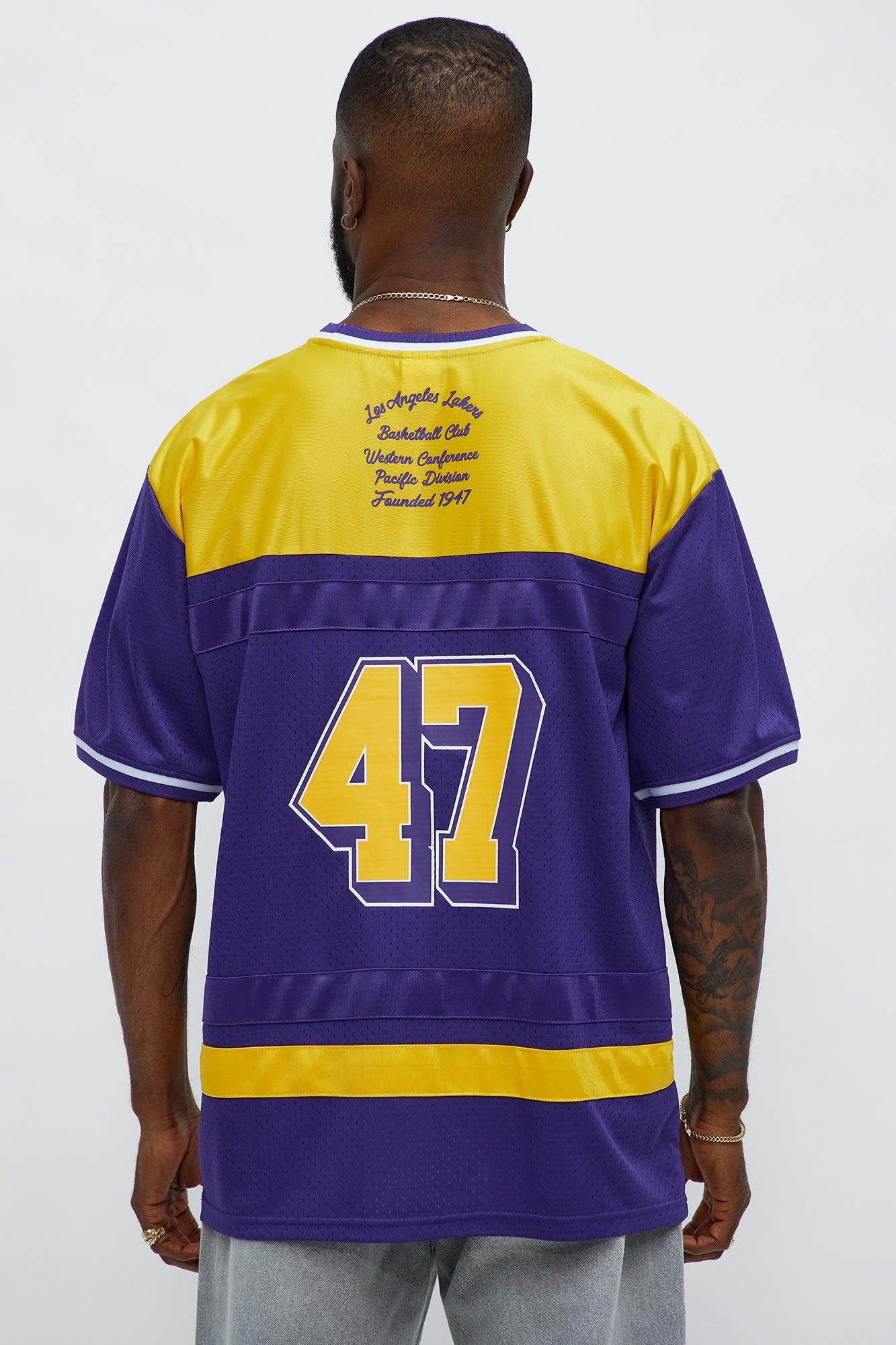 Lakers Regular Fit Basketball Tee - Purple Product Image