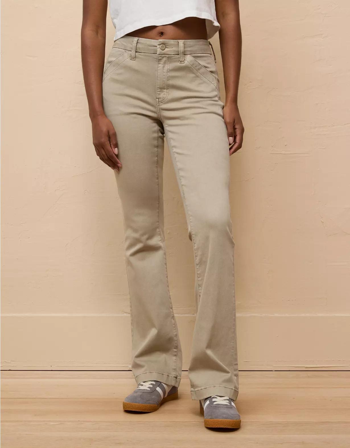 AE Stretch High-Waisted Kick Boot Trouser Product Image