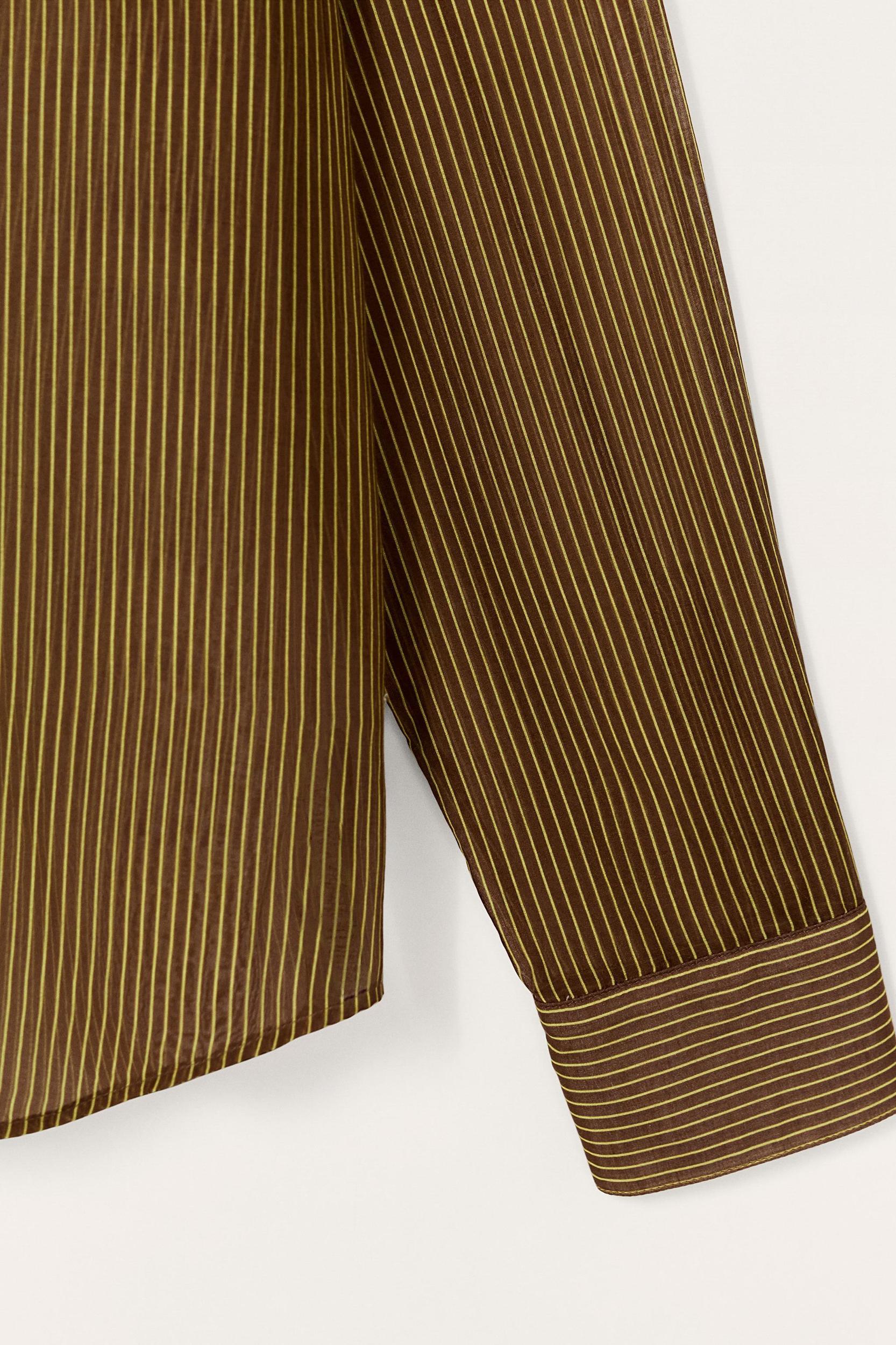 LIMITED EDITION STRIPED COLOR BLOCK SHIRT Product Image