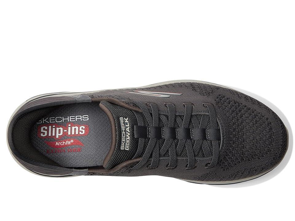 SKECHERS Performance Go Walk Arch Fit 2.0 - Grand Hands Free Slip-Ins Black) Men's Lace-up Boots Product Image