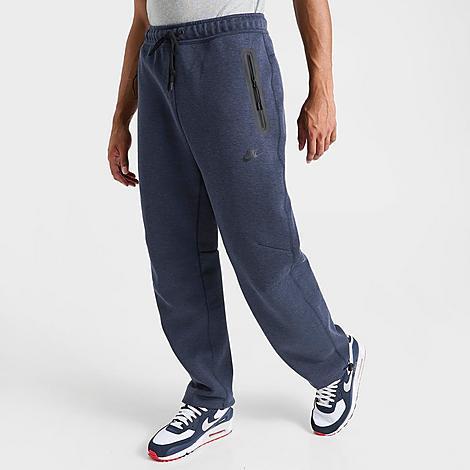 NIKE Tech Fleece Open Hem Pants In Obsidianheather/black Product Image
