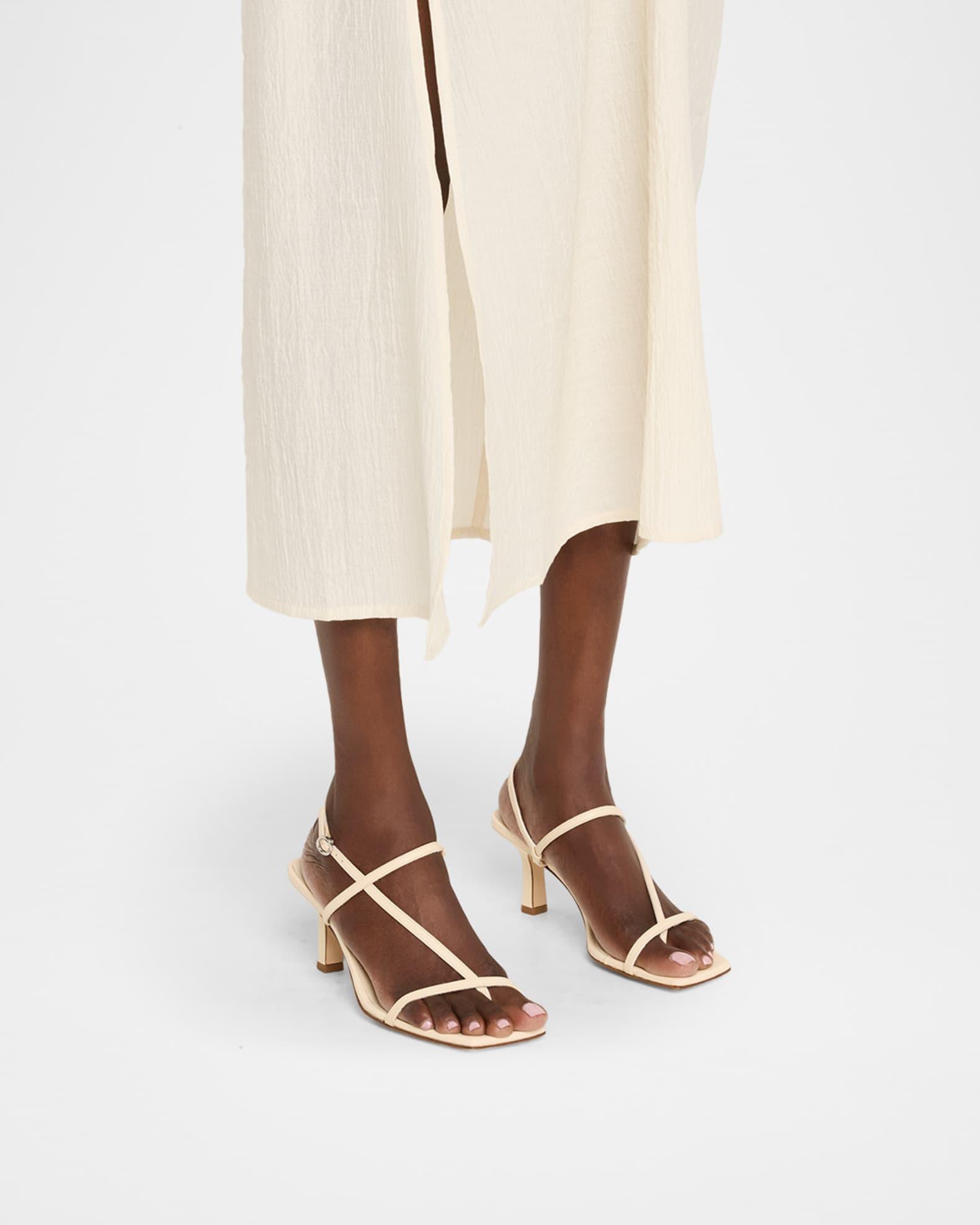 Elise Leather Mule Sandals Product Image