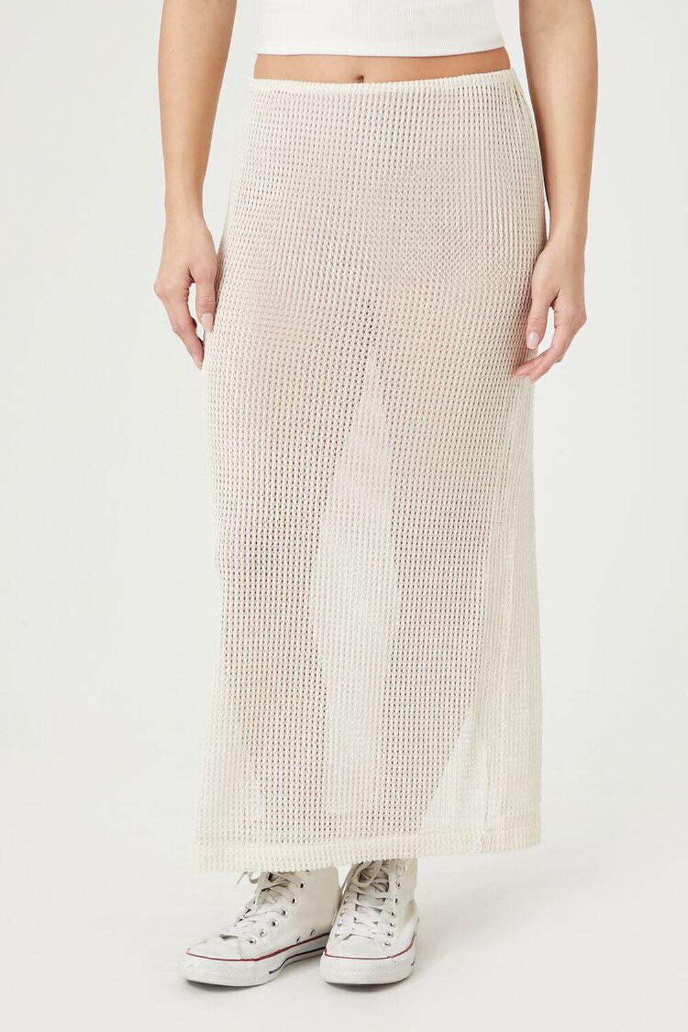 Sheer Crochet Maxi Skirt | Forever 21 Product Image