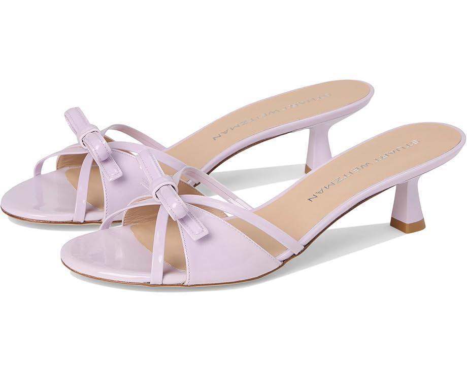 Carolina Pebbled Leather Kitten Heel Sandals Product Image
