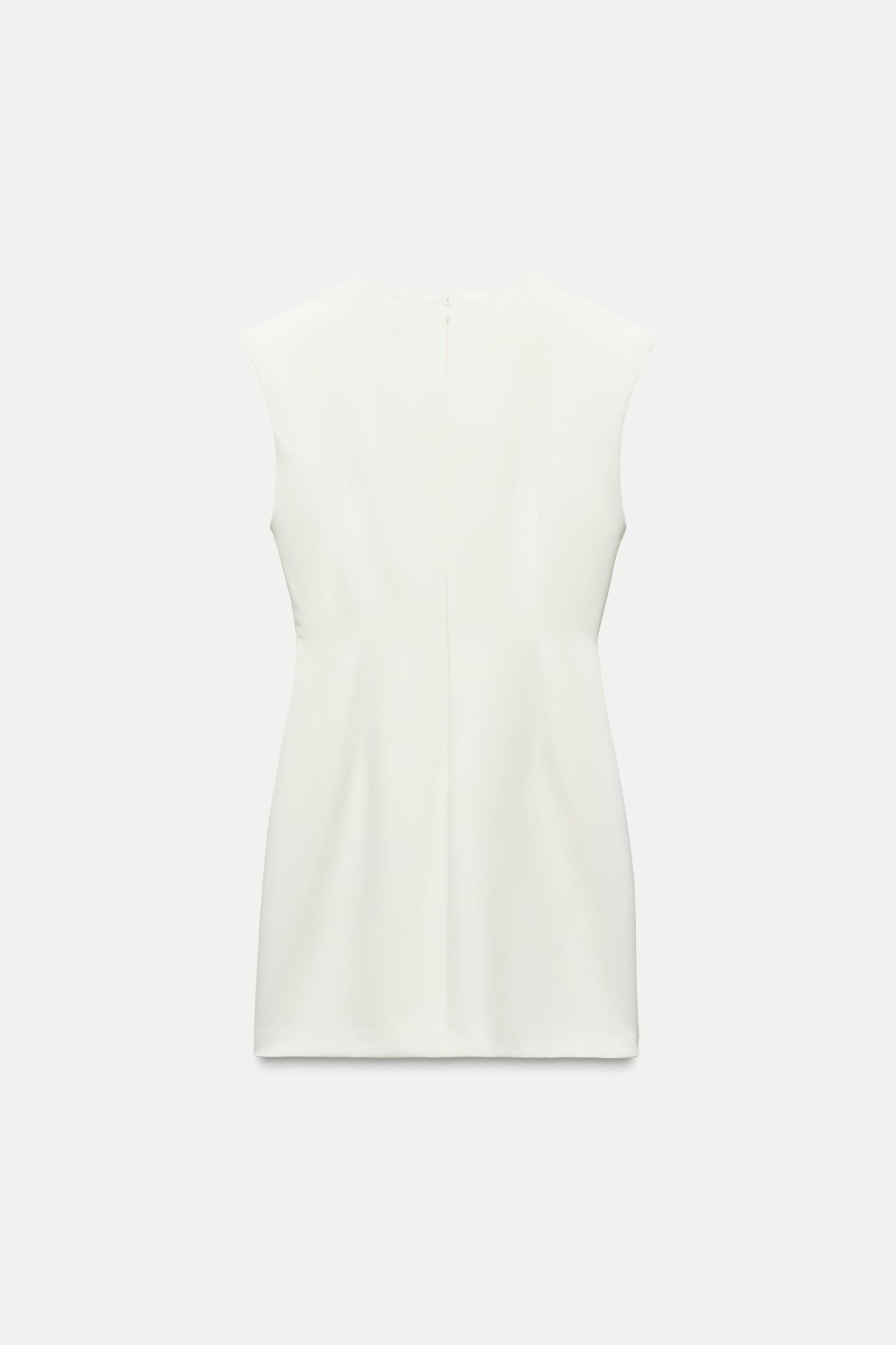 MINI DRESS WITH SHOULDER PADS Product Image