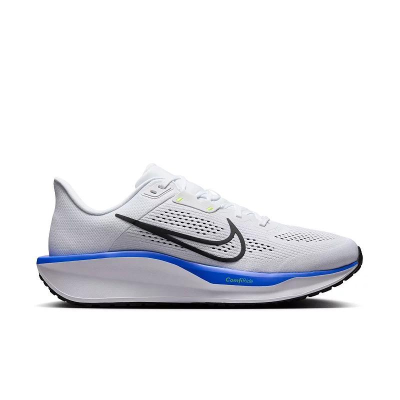 Nike Quest 6 Men's Road Running Shoes, Size: 9.5, White Black Royal Product Image