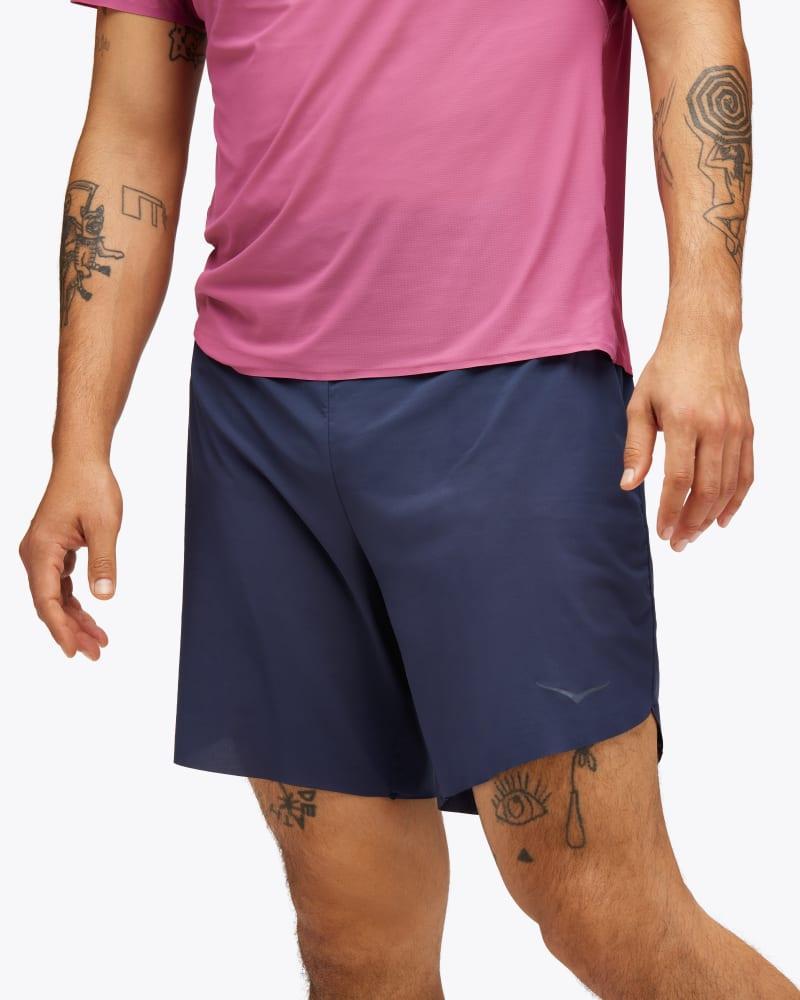 HOKA Men's Skyglide Short in Black, Size XL Product Image