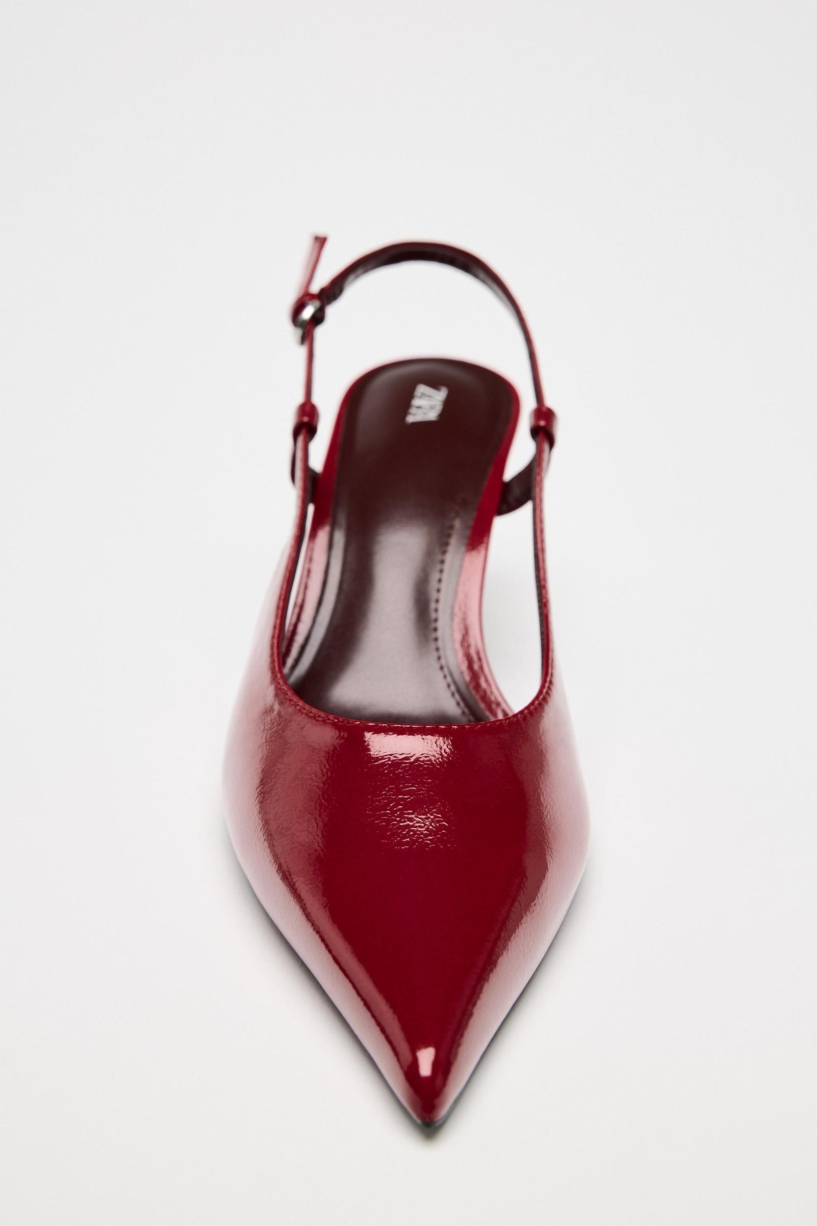 PATENT LEATHER SLINGBACK PUMPS Product Image