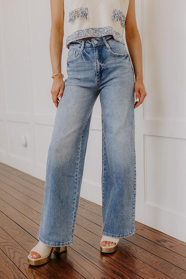 The Eva High Waist Wide Leg Jean Product Image