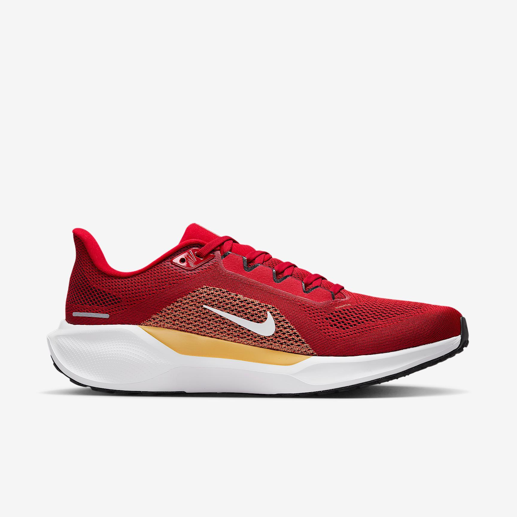 San Francisco 49ers Pegasus 41 Men's Nike NFL Road Running Shoes Product Image