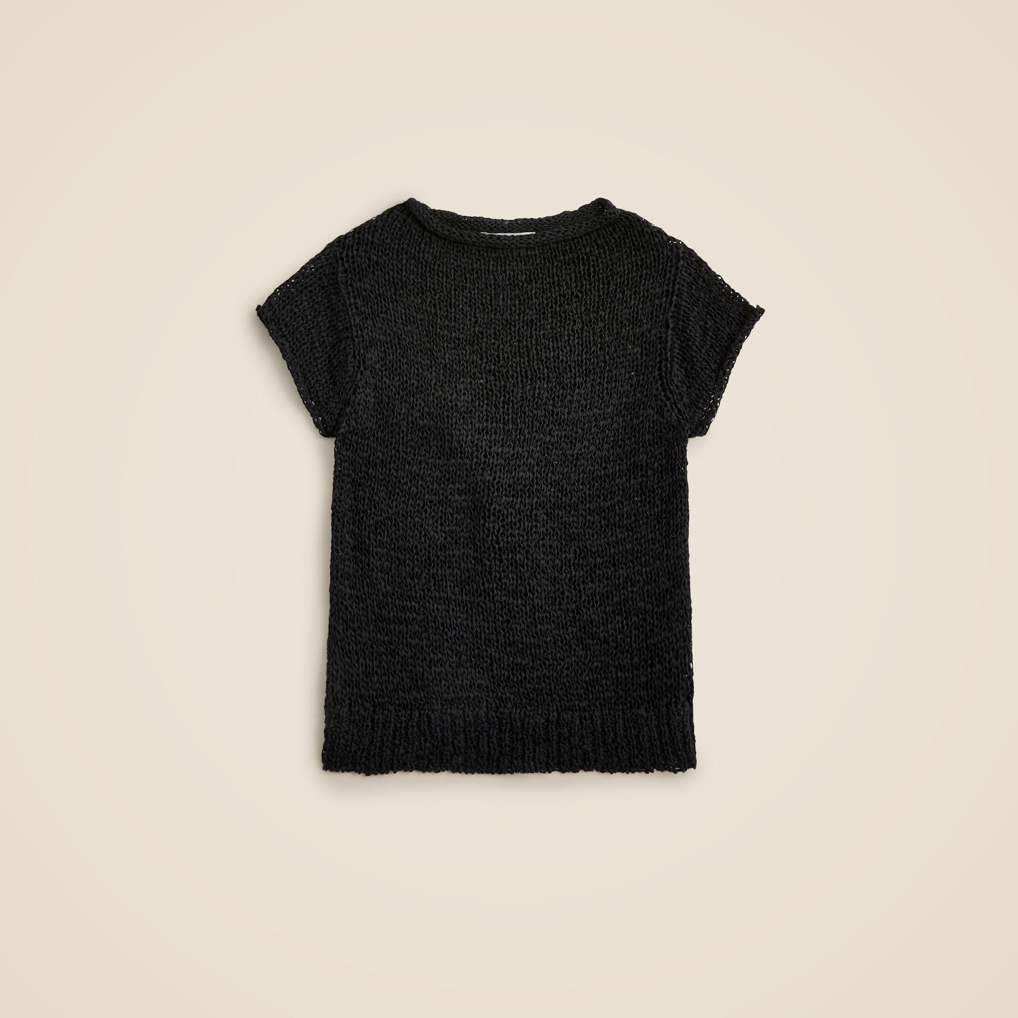 Textured sweater-tee Product Image