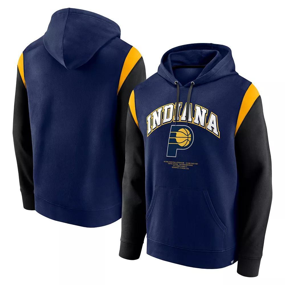 Men's Fanatics Navy Indiana Pacers Scorer Pullover Hoodie, Size: 2XL, Blue Product Image
