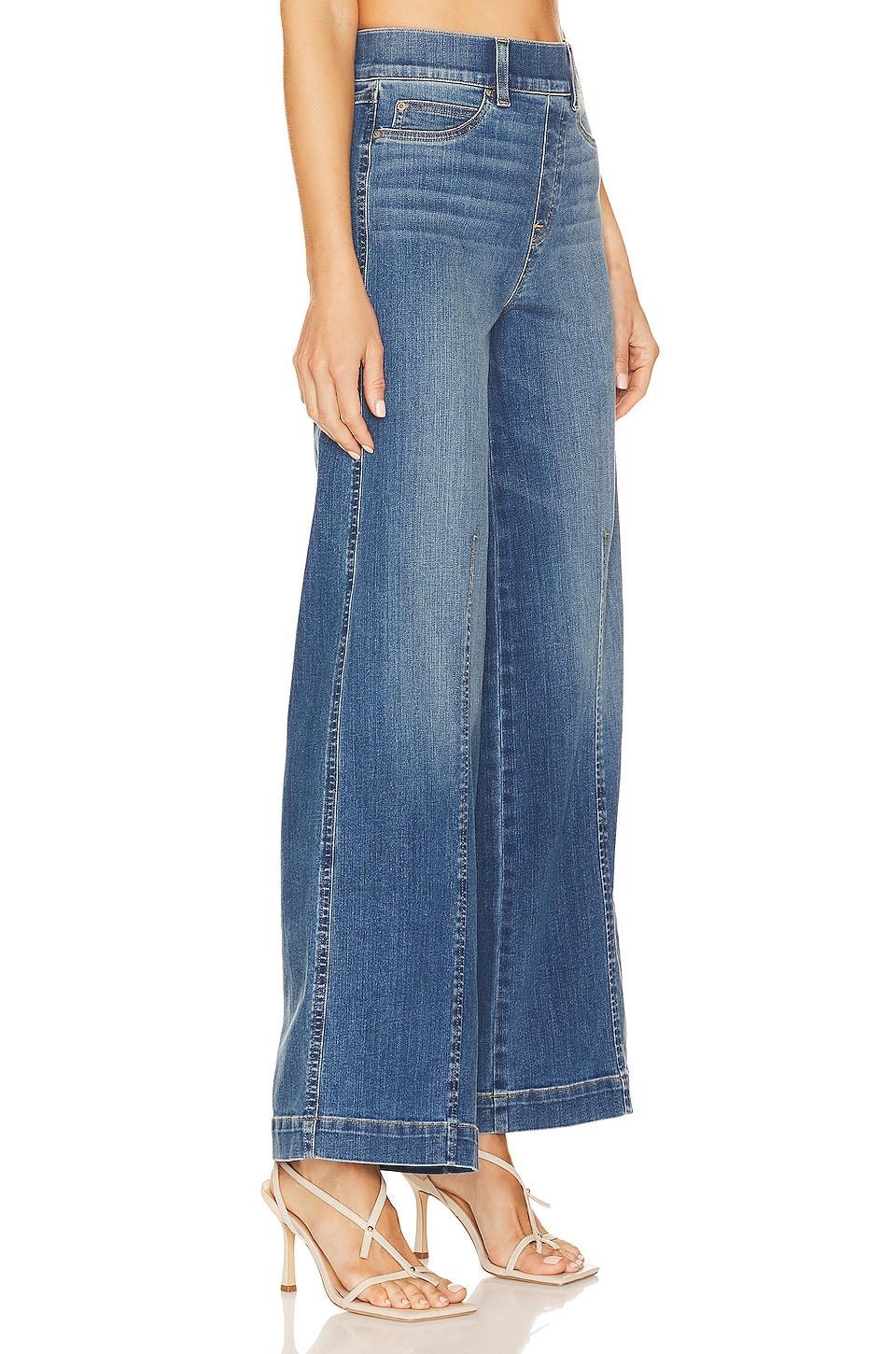 Seamed Front Wide Leg Jean SPANX Product Image